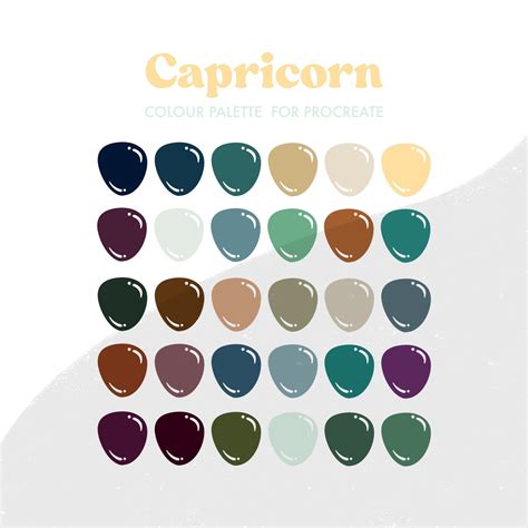 Capricorn Color Palette