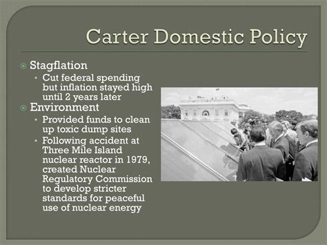 Carter Domestic Policy