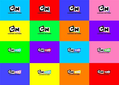 Cartoon Network Color Palette Logo