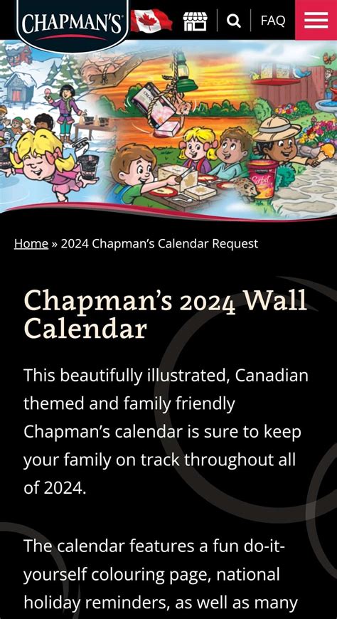 Benefits of Chapman Calendar