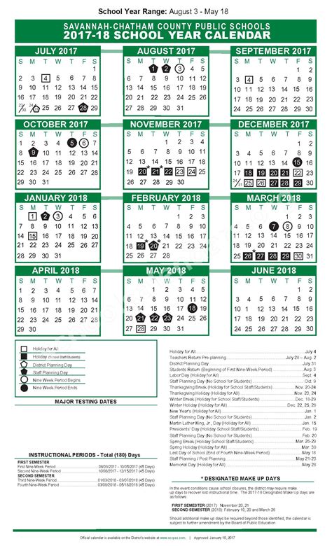 Chatham County Schools Ga Calendar and Academic Success