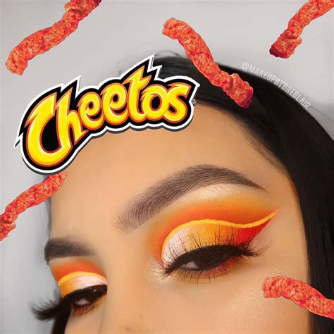 Cheetos-Inspired Makeup Look