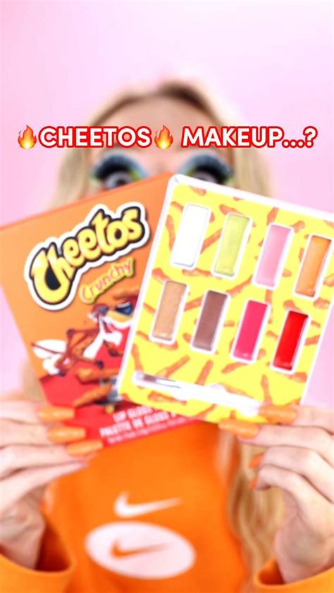 Cheetos-Themed Makeup Look