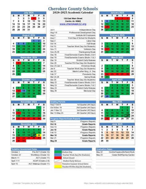 Benefits of Cherokee County School Calendar