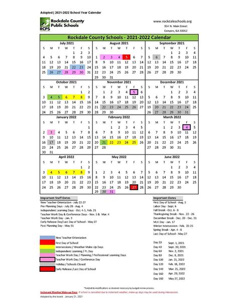 Cherokee County School Calendar Communication