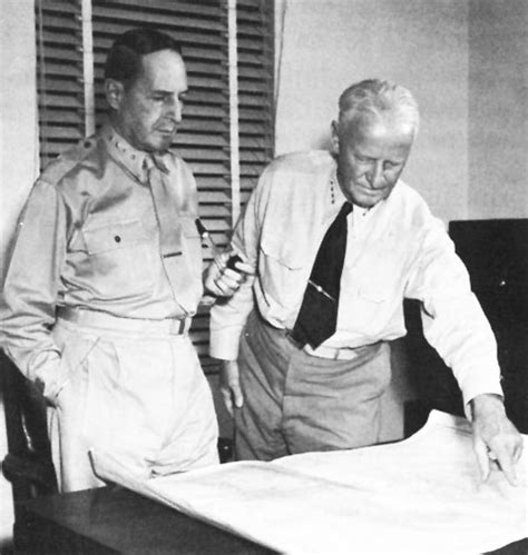 Chester Nimitz and MacArthur