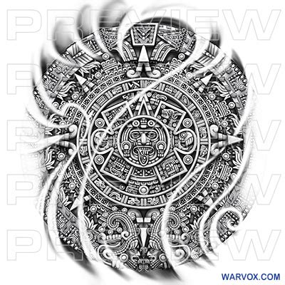 Choosing Aztec Calendar Tattoo Design