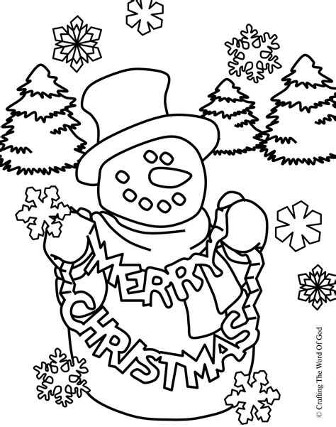 Christmas Coloring Pages Image 2