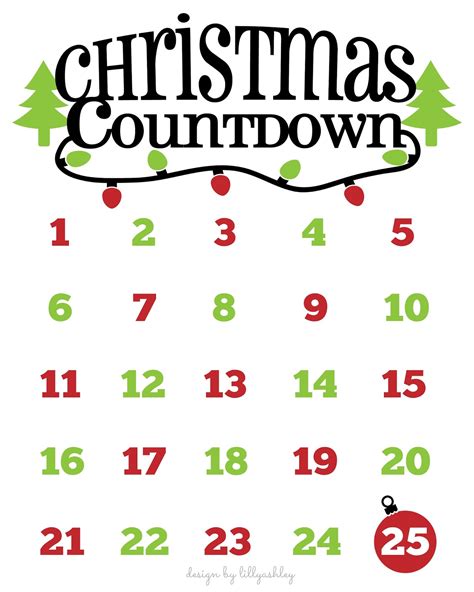 Christmas Countdown Calendar