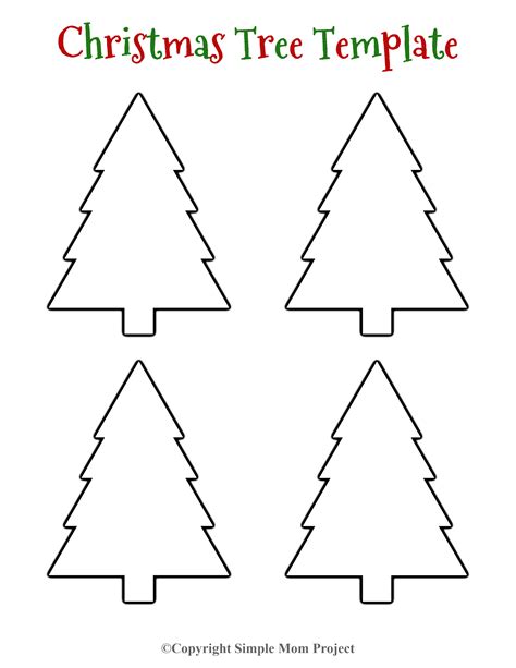 Uses for Christmas Tree Printable Templates