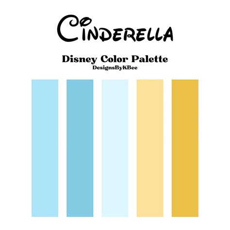 Cinderella Color Palettes Inspiration