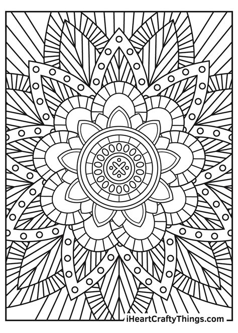 Color By Number Printables For Stress Relief