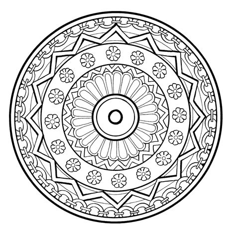 Coloring Page 1 Mandala