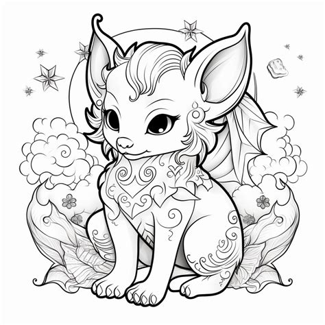 Coloring Page 3 Fantasy Creatures