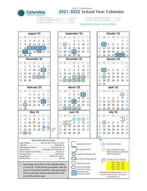 Columbia Academic Calendar and Student Life