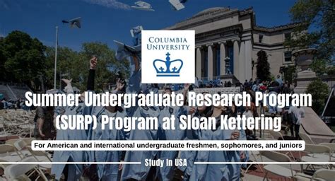 Columbia University Research Opportunities for Undergraduate Students