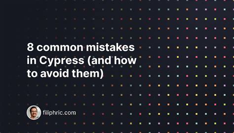 Common Mistakes to Avoid with Cypress Calendar