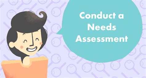 Conduct a Thorough Needs Assessment