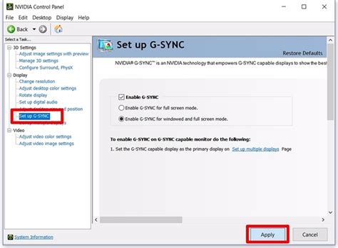 Configuring Sync Settings