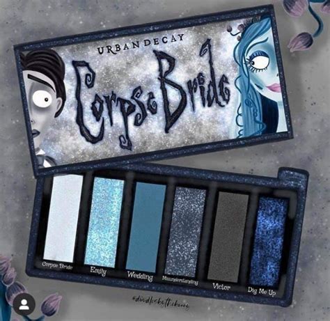 Victorian Vampire look featuring the Corpse Bride Eyeshadow Palette