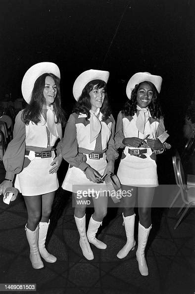 Cowboys Cheerleaders participating in a charity event