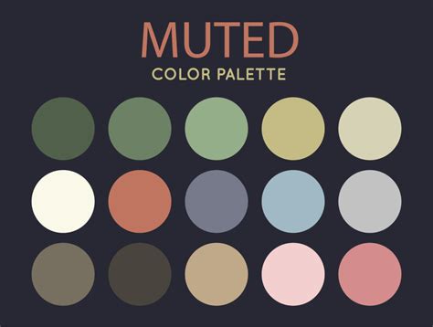 Creating A Muted Color Palette