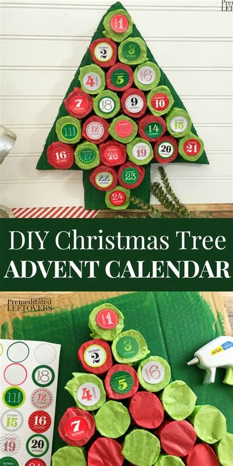 Creating Your Own Christmas Tree Advent Calendar