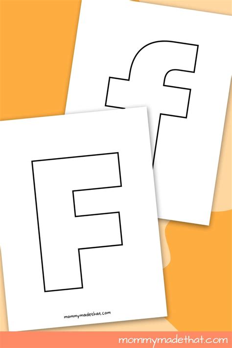 Creating Your Own Letter F Printables