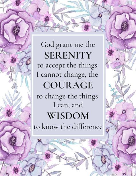 Creating Your Own Serenity Prayer Printables