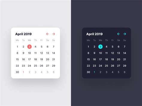 Creating a Calendar Widget