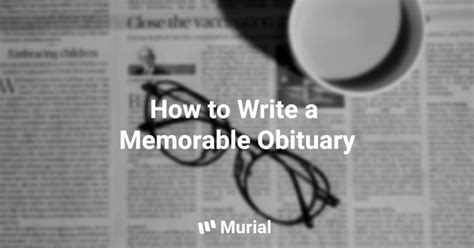 Creating a Denver Obituary