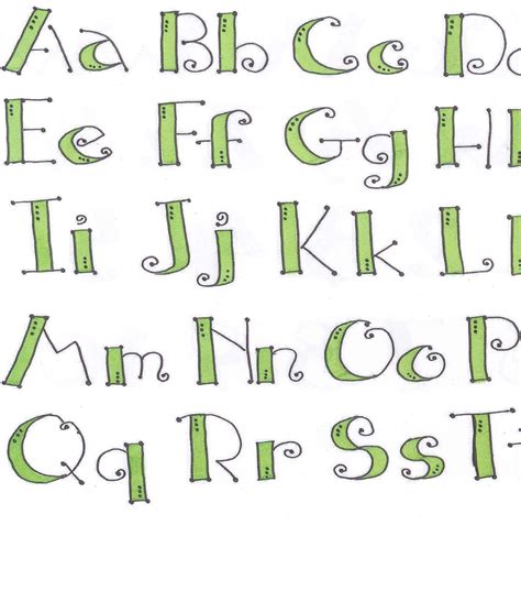 Creative Alphabet Templates