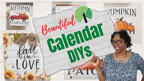 Customization Ideas for Dollar Tree Calendars