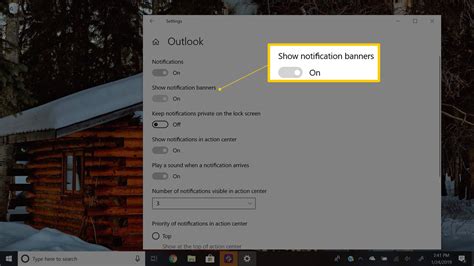 Customizing Outlook Notifications