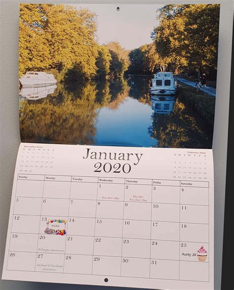 Customizing Your Free Calendar