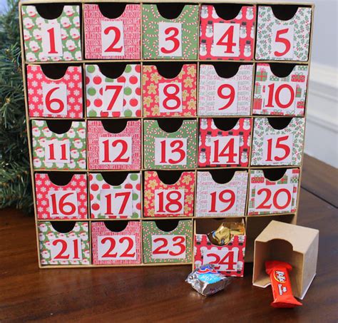 DIY Crafts Advent Calendar Box