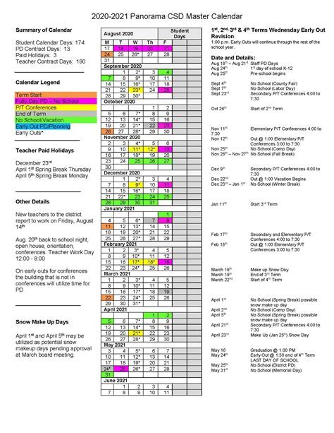 DMACC Calendar Planning