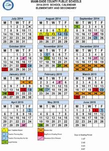 Dade Schools Calendar Overview