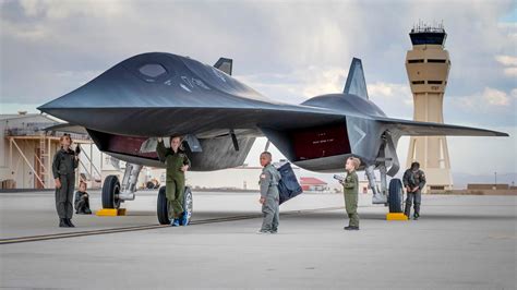 RQ-3 DarkStar on the flight line