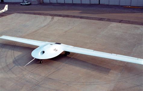 RQ-3 DarkStar on the ground