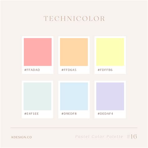 Darker Pastelle Color Palettes