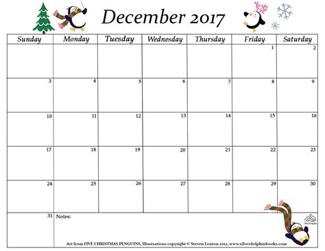 December Printable Calendar Benefits