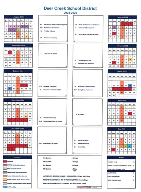 Accessing Deer Creek Schools Calendar