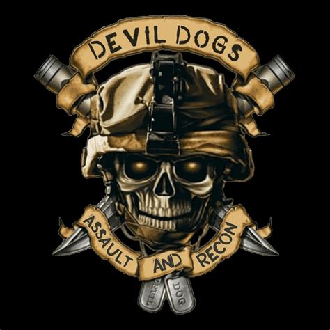 Devil Dogs US Marines Bumper Sticker