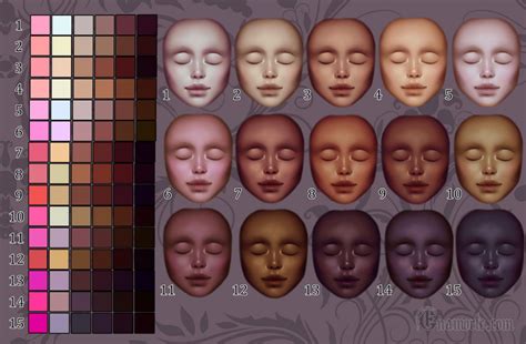 Digital Art Skin Tones