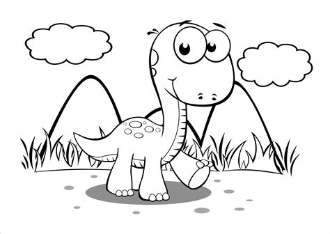 Dinosaur Coloring Page Resources