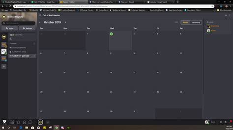 Discord Availability Calendar Overview