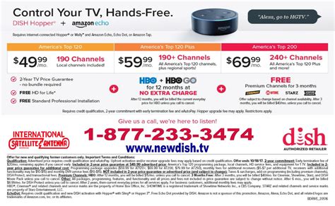 Dish Promotions Page