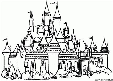 Disney Castles Coloring Pages