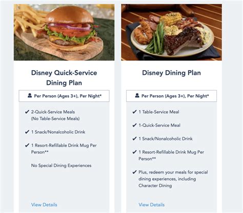 Disney Dining Plan Promotions